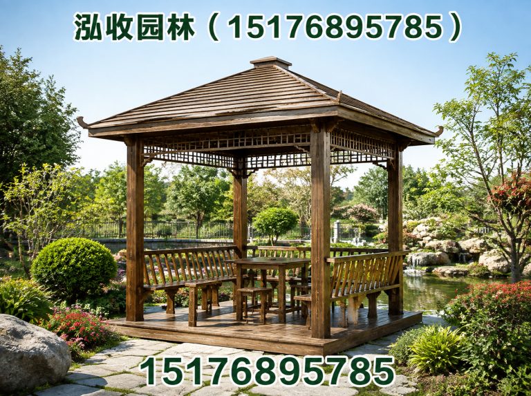 合肥京津冀防腐木工程展示图